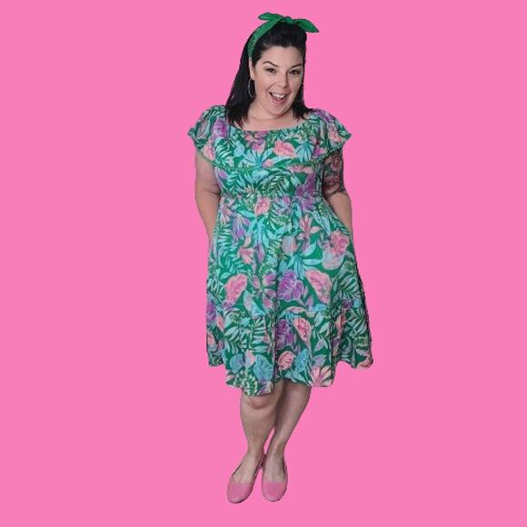 Terra & Sky Dresses & Skirts - Tropical Orchid Dress